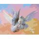 Живопись по номерам Полёт белых голубей, 40x50, Белоснежка