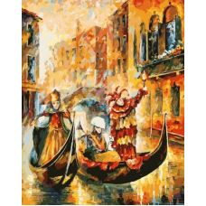 Картина по номерам Венецианская гондола, Л. Афремов, 40x50, Белоснежка