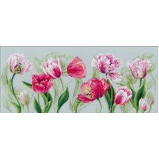 Вышивка крестиком Весенние тюльпаны, 70x30, Риолис