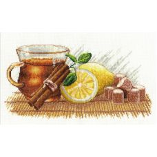 Набор для вышивания Зимний чай, 30x15, Овен