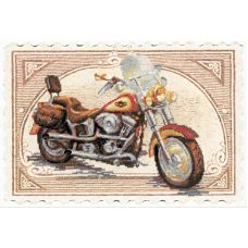 Набор для вышивания Harley-Davidson, частичная вышивка, 38x26, Риолис, Сотвори сама