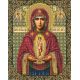Вышивка бисером Богородица Албазинская, 18x22,5, Русская искусница