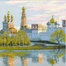 Набор для вышивания Москва. Новодевичий монастырь, 40x40, Риолис, Сотвори сама