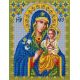 Ткань для вышивания бисером Богородица Неувядаемый цвет, 20х25, Конек