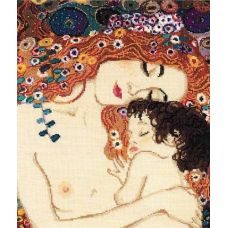 Набор для вышивания Материнская любовь. По мотивам картины Г. Климта, 30x35, Риолис, Сотвори сама