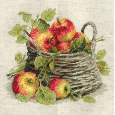 Набор для вышивания Спелые яблоки, 30x30, Риолис, Сотвори сама