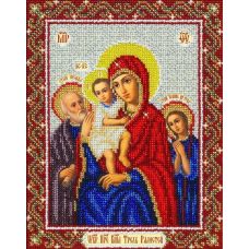 Вышивка бисером Богородица Трех радостей, 20x25, Паутинка