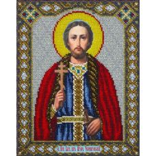 Набор для вышивания бисером Святой Игорь, 20х25 , Паутинка