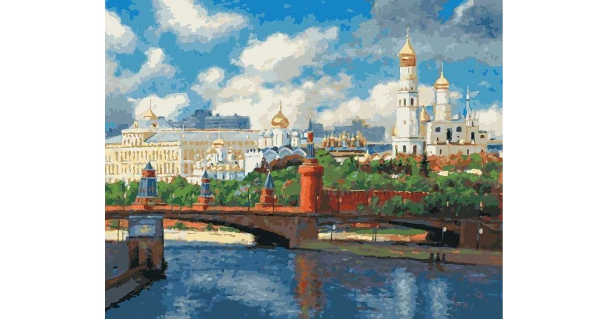 Иллюстрация города москва