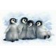 Набор для вышивания Забавные пингвины, 40x25, Риолис, Сотвори сама