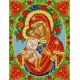 Ткань для вышивания бисером Богородица Жировицкая, 20х25, Конек