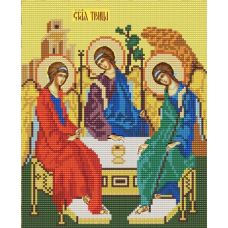 Ткань для вышивания бисером Святая Троица, 20х25, Конек
