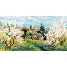 Набор для вышивания Яблоневый сад, 41x23, Риолис, Сотвори сама