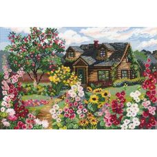 Набор для вышивания Цветущий сад, 38x26, Риолис, Сотвори сама