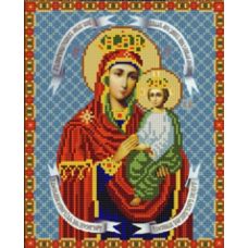 Ткань для вышивания бисером Богородица Споручница Грешных, 20х25, Конек