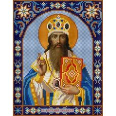 Ткань для вышивания бисером Святой Василий, 20х25, Конек