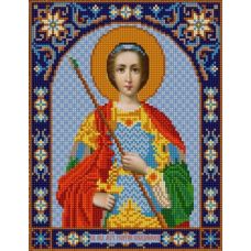 Ткань для вышивания бисером Святой Георгий, 20х25, Конек