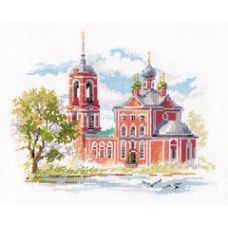 Вышивка Переславль-Залесский. Сорокосвятская церковь, 22x18, Алиса