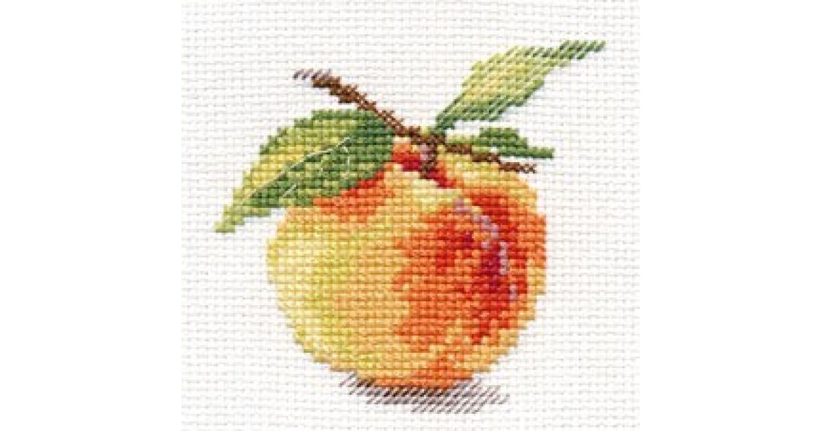 Персик схема. Вышивка крестом персики. Вышитый персик. Персик, набор для вышивания. Яблоко для вышивания.