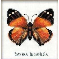 Набор для вышивания Бабочка нимфалида, 13x13, Риолис Веселая пчёлка