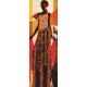 Вышивка бисером на габардине Африканский стиль 2, 14x40, Астрея