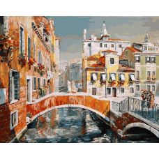 Картина по номерам Венеция. Кампьелло Кверини Стампалья, 40x50, Белоснежка