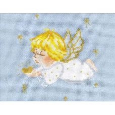 Набор для вышивания Ангелочек с сердцем, 18x15, Риолис, Сотвори сама
