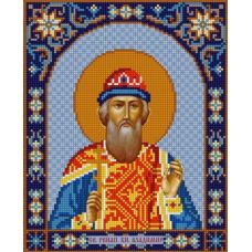 Ткань для вышивания бисером Святой Владимир, 20х25, Конек