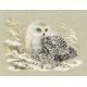 Набор для вышивания Белая сова, 45x35, Риолис, Сотвори сама