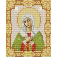 Ткань для вышивания бисером Богородица Умиление, 15х18, Конек