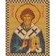 Ткань для вышивания бисером Святой Спиридон Тримифунтский, 15х18, Конек