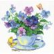 Вышивка Утренние цветы, 24x24, Алиса