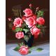 Картина по номерам Букет роз, 40x50, Белоснежка