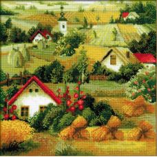 Набор для вышивания Сербский пейзаж, 40x40, Риолис, Сотвори сама