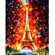 Живопись по номерам Париж - огни Эйфелевой башни, Л. Афремов, 40x50, Белоснежка
