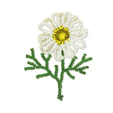 Набор для бисероплетения Цветы Ромашка, 7х4, Риолис