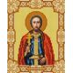 Ткань для вышивания бисером Святой Игорь, 15х18, Конек