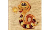 Вышивка Добрая змейка, 9x10, Алиса