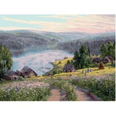 Живопись по номерам Дорога к дому, 30x40, Белоснежка