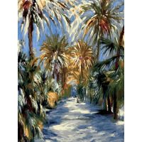 Живопись по номерам Дорожка к морю, 30x40, Белоснежка