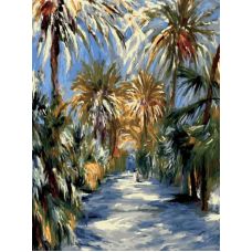 Живопись по номерам Дорожка к морю, 30x40, Белоснежка