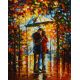 Картина по номерам Поцелуй в парке, Афремов Л., 40x50, Белоснежка