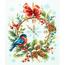 Набор для вышивания крестом Время рождества, 17x22, Чудесная игла