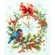 Набор для вышивания крестом Время рождества, 17x22, Чудесная игла