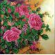 Вышивка бисером на шелке Вьющиеся розы, 33x33, FeDi