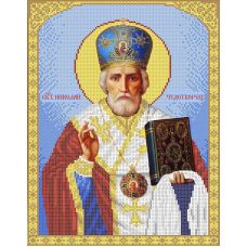 Ткань для вышивания бисером Святой Николай, 25,5x34,4, Каролинка