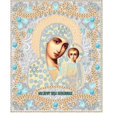 Ткань для вышивания бисером Богородица Казанская, 15x18, Конек