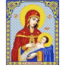 Ткань для вышивания бисером Пресвятая Богородица Успокоительница, 20x25, Благовест