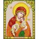 Ткань для вышивания бисером Пресвятая Богородица Чаша терпения, 20x25, Благовест