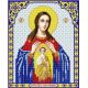 Ткань для вышивания бисером Пресвятая Богородица Помощница в родах, 20x25, Благовест